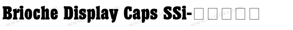 Brioche Display Caps SSi字体转换